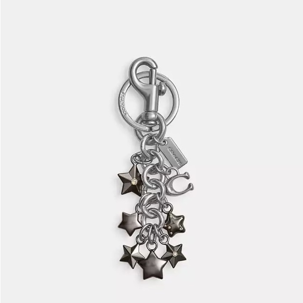 Coach Star Charm Keychain